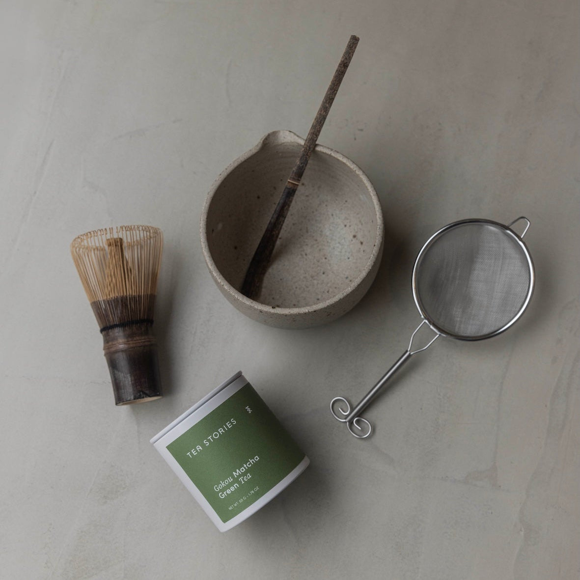 Ceremonial matcha set