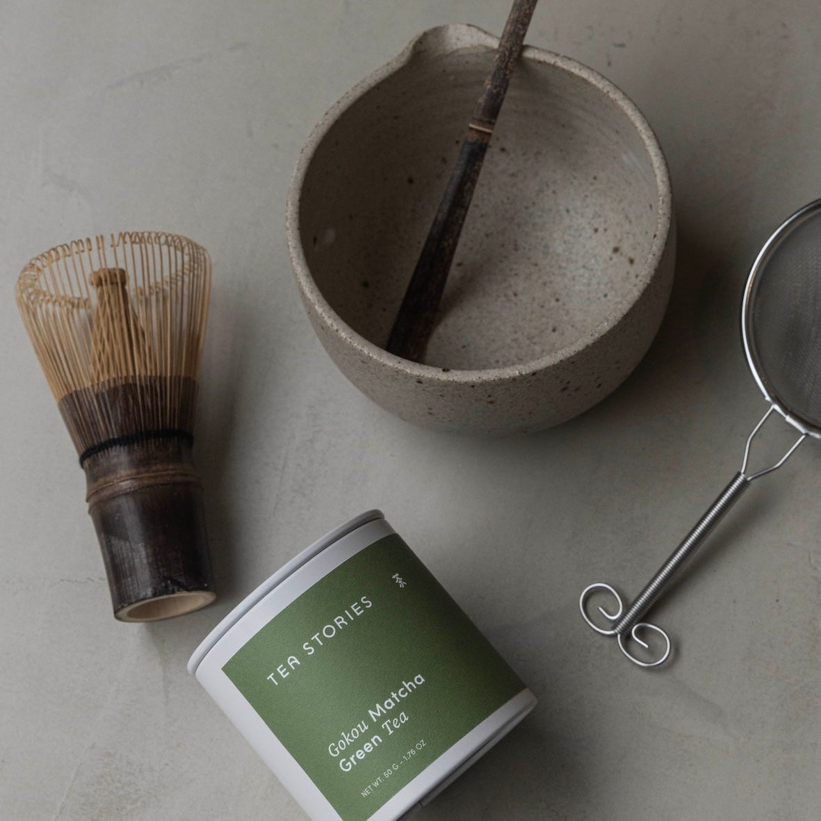 Ceremonial matcha set