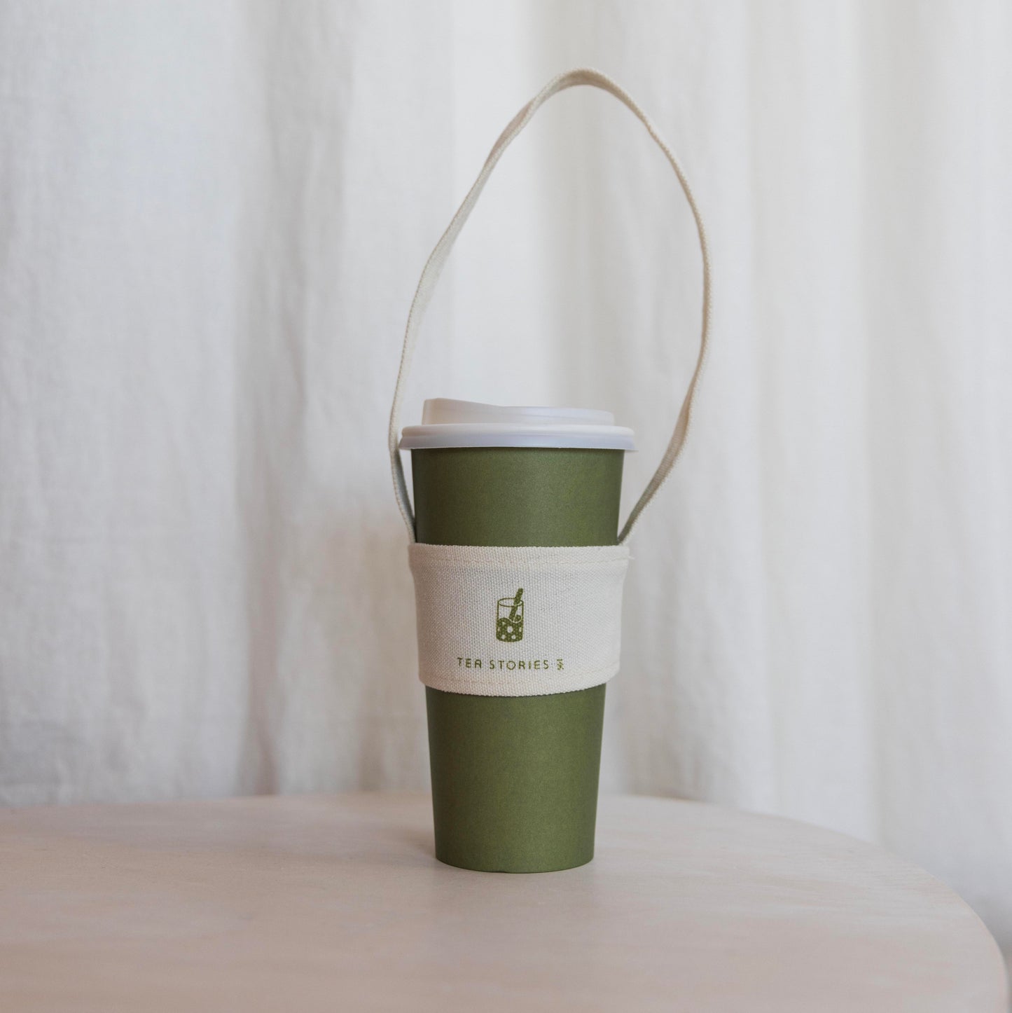 Canvas cup holder