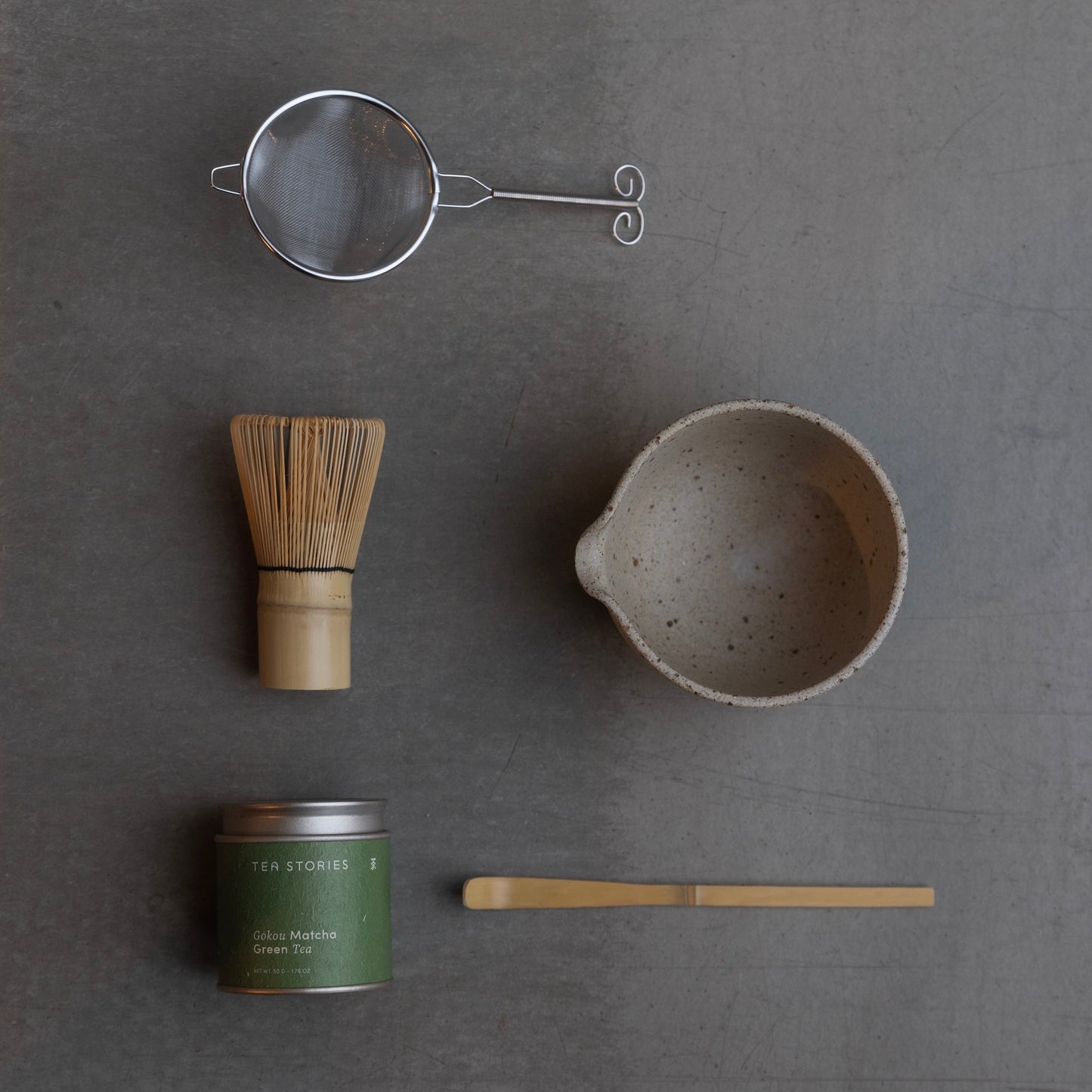 Ceremonial matcha set